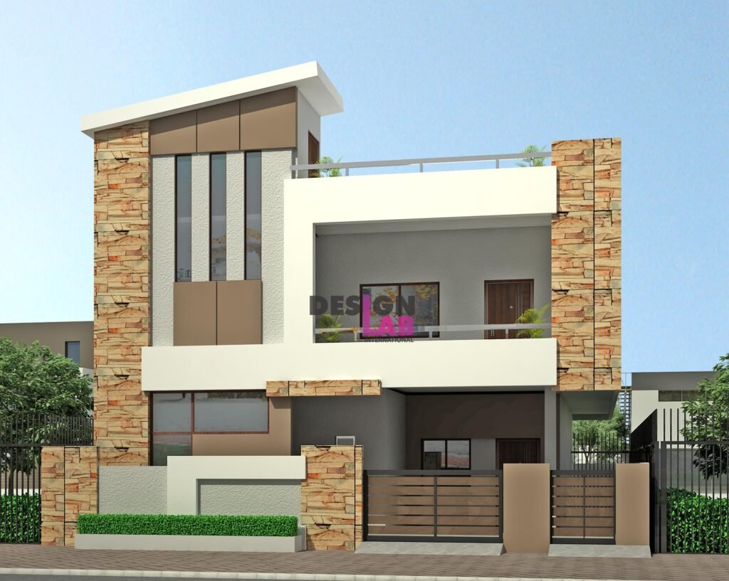 Image of Indian house front elevation designs photos 2023