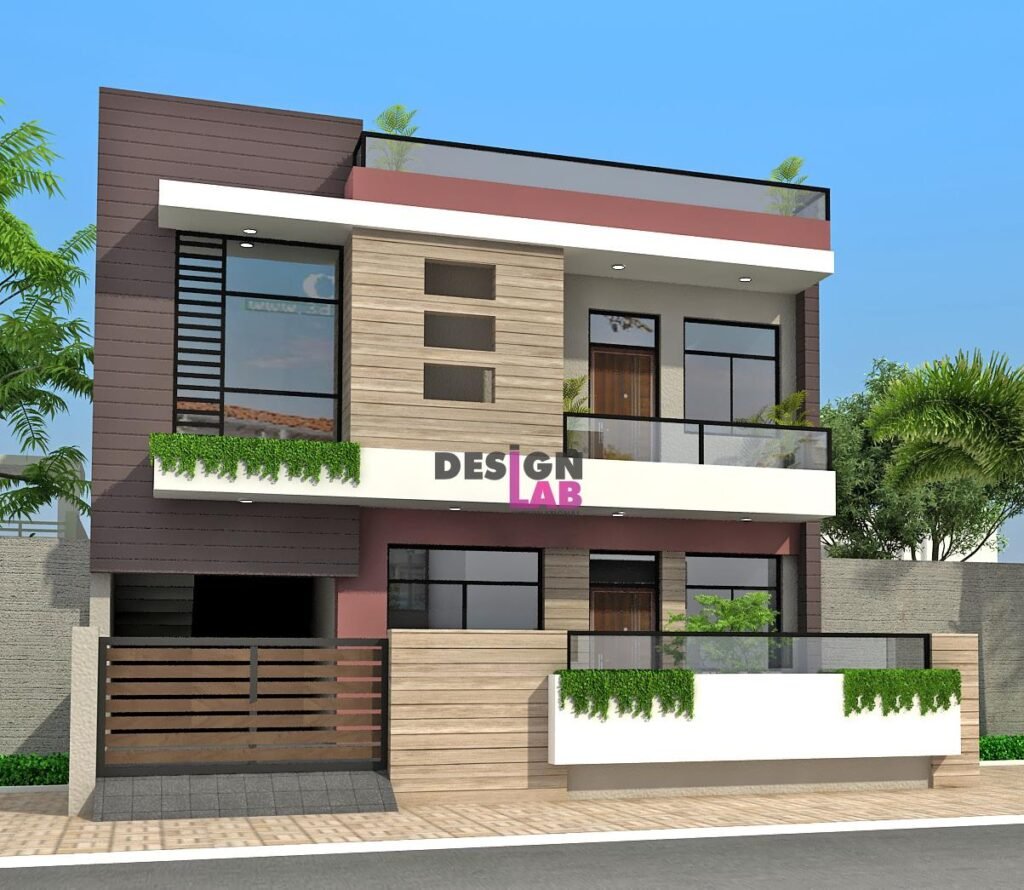 front design of house in small budget 